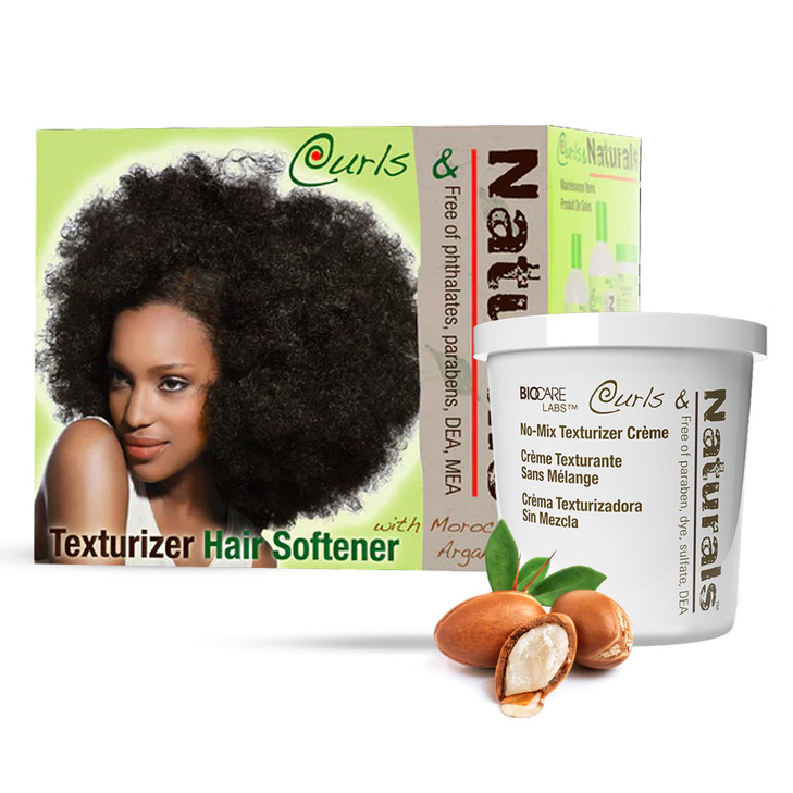 Curls Naturals Texturizer Hair Softener with Moroccan Argan Oil