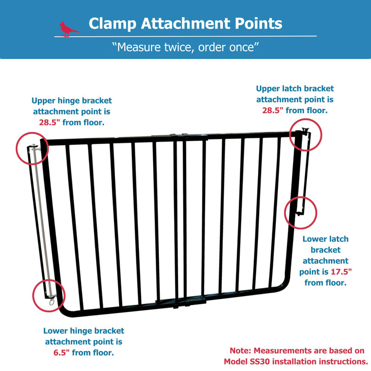 Cardinal Gates Clamp Spindle