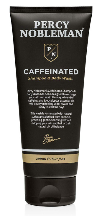 Percy Nobleman Caffeine Shampoo Body Wash 98 Natural 200ml 676 floz