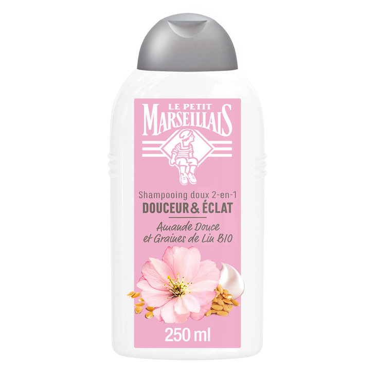 Le Petit Marseillais 2 in 1 Shampoo Moisturize and Shine Almond and Linseed BIO