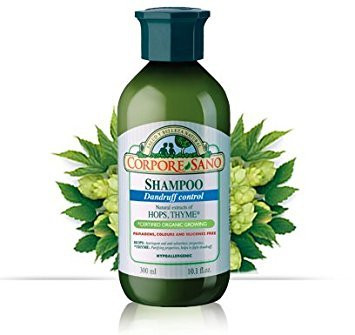 CORPORE SANO HOPS THYME FENNEL SHAMPOOCertified organic growingHYPOALLERGENICPARABENS FREEANTIDANRUFF300 ML101 FL OZ