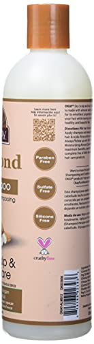 OKAY Dry HairScalp Almond Shampoo Helps HydrateMoisturizeand Soften Hair SulfateSiliconeParaben Free For All Hair Types