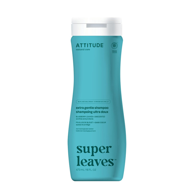 ATTITUDE Extra Gentle Hair Shampoo EWG Verified Soothes Dry Scalp Naturally Derived Ingredients Vegan and Plant Based Un