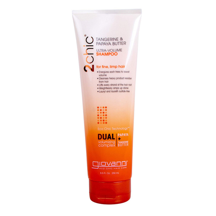 Giovanni Cosmetics 2chic UltraVolume Shampoo TangerinePapaya Butter 85 Ounce