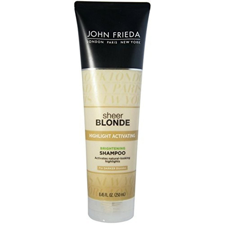 John Frieda Sheer Blonde Highlight Activating Brightening Shampoo Darker Blondes 845 oz