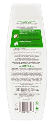 Palmers Coconut Oil Moisture Boost Shampoo 135 Ounce 400ml Pack of 2