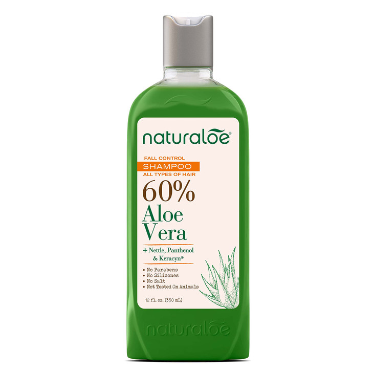 Naturaloe Scalp Care Shampoo 12 fl oz 100 Vegan Formula infused with 60 Aloe Vera Gel Ecofriendly crueltyfree support wi