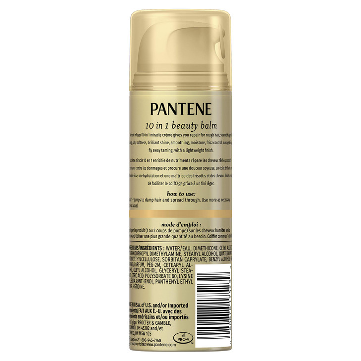 Pantene ProV Ultimate 10 Beauty Balm Crme for Hair 51 Fl Oz