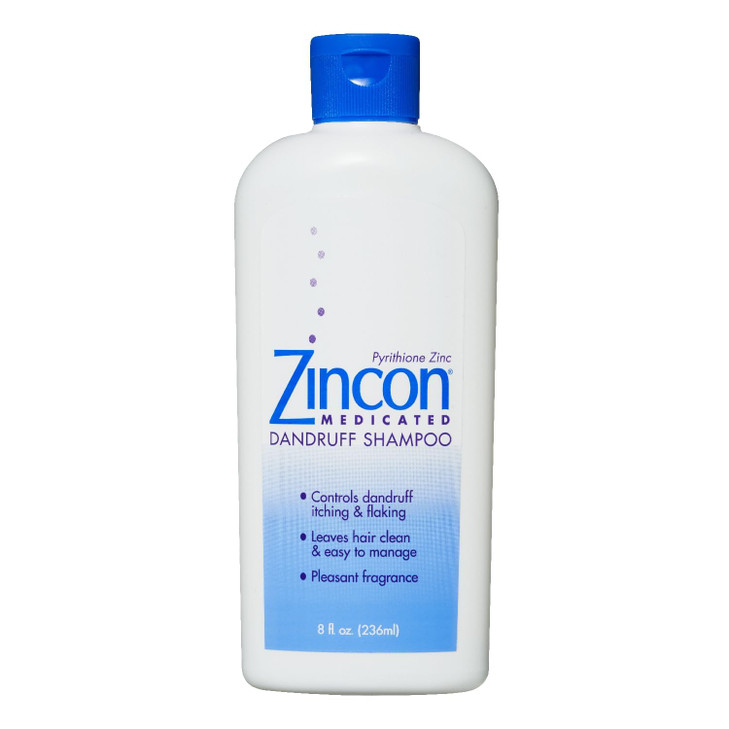Zincon Medicated Dandruff Shampoo 8 Fluid Ounce
