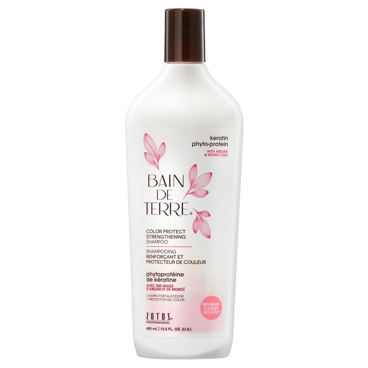 Bain de Terre Keratin PhytoProtein Color Protect Strengthening Shampoo ColorSafe Strengthening for Weak Damaged Hair Sul