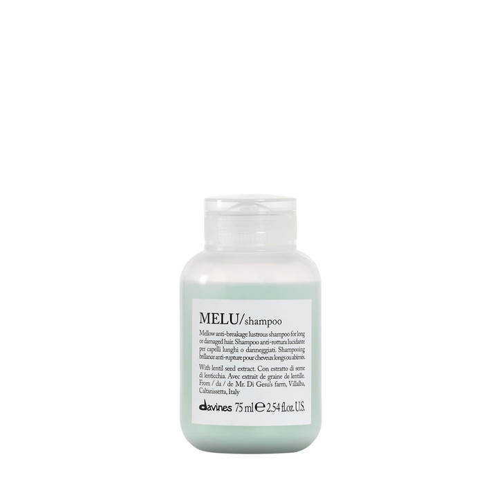 Davines MELU Shampoo Elasticizing AntiBreakage Gentle Cleansing Action for Long or Damaged Hair Gives Lustrous Reinforce