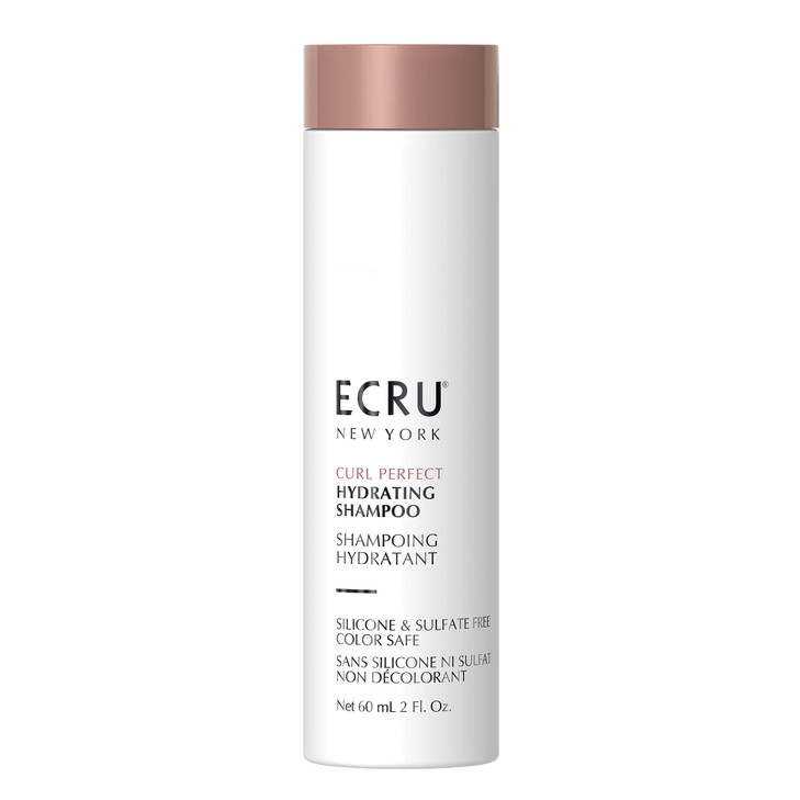 ECRU New York Curl Perfect Hydrating Shampoo Curly Hair Shampoo for Women or Men Travel Size 2oz