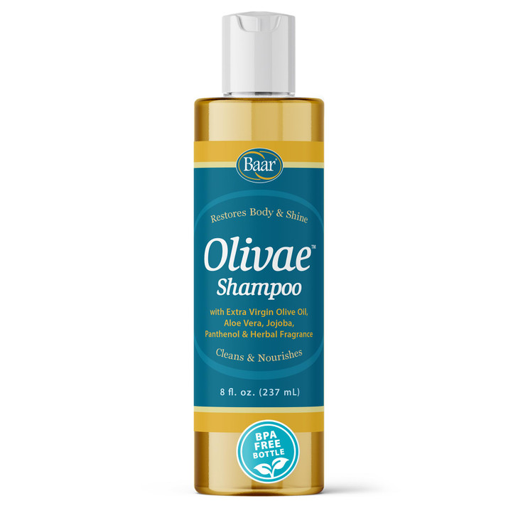 Baar Olivae Shampoo Organic Olive Oil Formula Nourishes Hair While Cleaning Aloe Vera Jojoba Oil And Proteins Repair Dam