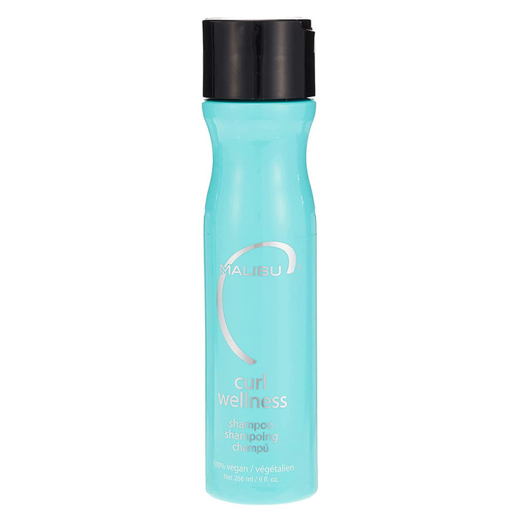 Malibu C Curl Wellness Shampoo 9 oz Cleansing Shampoo for Curly Hair to Promote Bounce Curl Definition Hair Care for Nat