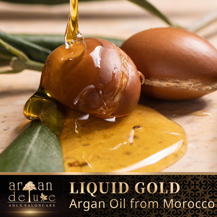 Argan Deluxe Shampoo in professional quality 101 fl oz strong care with argan oil for smoothness and shine