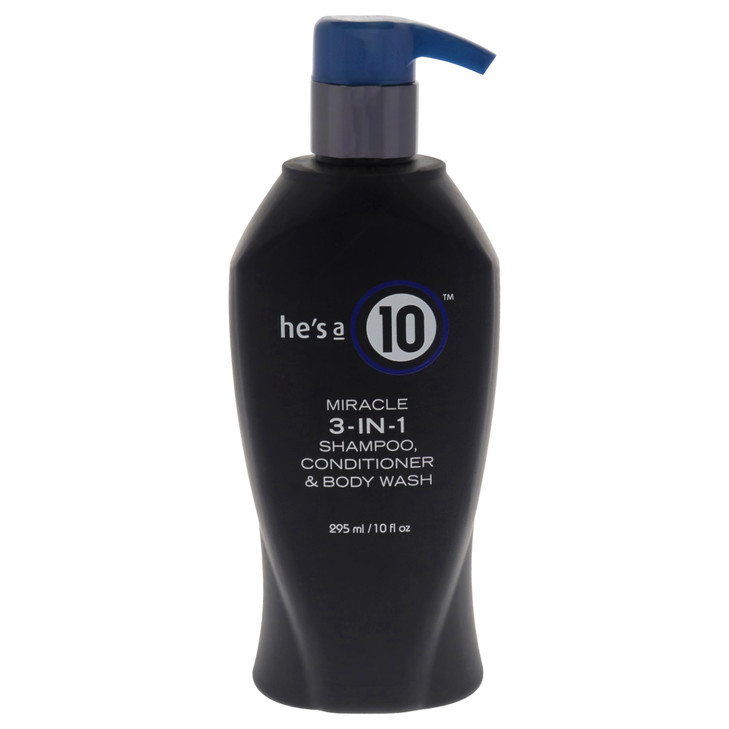 Its a 10 Haircare Hes A Miracle 3in1 Shampoo Conditioner and Body Wash 10 fl Ounces