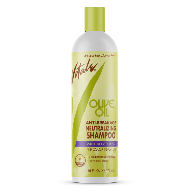 Vitale Vitale olive oil anti breakage neutralizing shampoo 16 fluid ounce Green 16 Fl Ounce