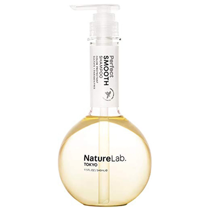 NatureLabTOKYO Perfect Smooth Shampoo Weightless Frizz Control for Smoother Healthier Hair and Scalp I 115 FL OZ 340ml
