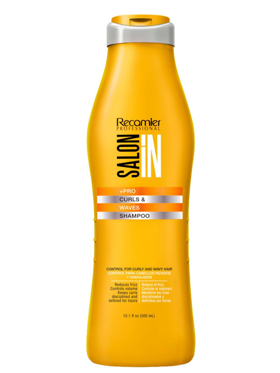 Salon In Recamier Curls and Waves Shampoo Hydrating Curl Defining with Keratin For Curly Hair 101 floz