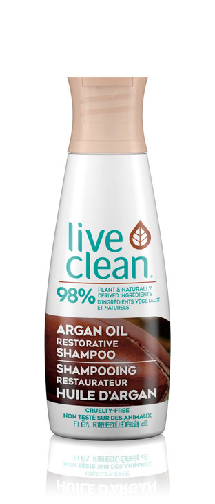Live Clean Shampoo Restorative Argan Oil 12 Oz