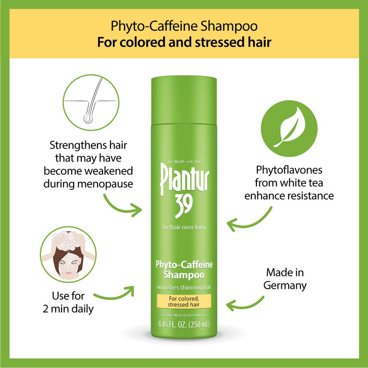 Plantur 39 PhytoCaffeine Shampoo for Colored Stressed Hair 845 fl oz