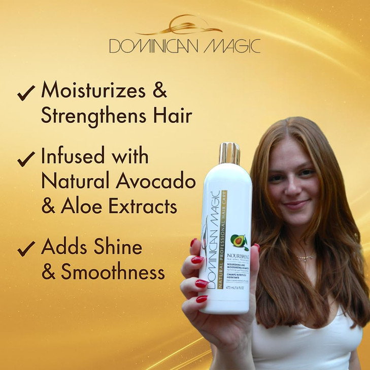 Dominican Magic Nourishing Shampoo Gentle Cleanse Strenghtens Hair For Natural Professional Hair Care 1587 Oz 1587 Ounce