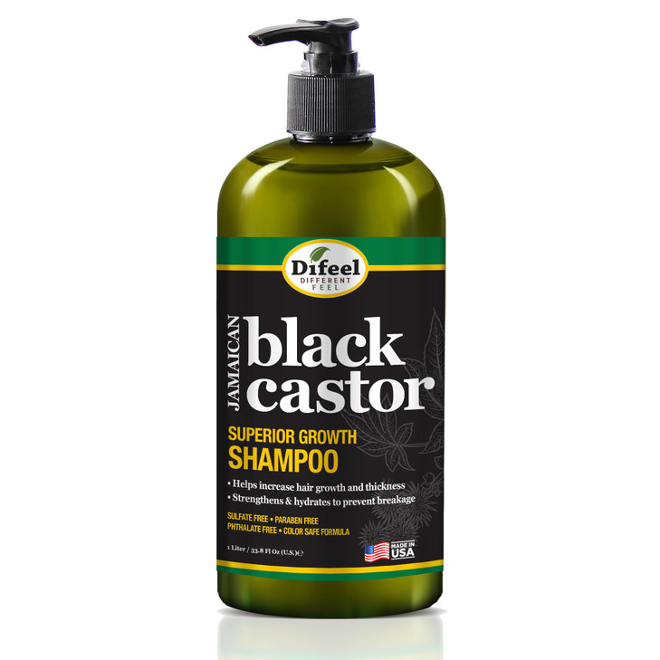 Difeel Superior Growth Jamaican Black Castor Shampoo 338 oz Sulfate Free Shampoo made with Natural Ingredients
