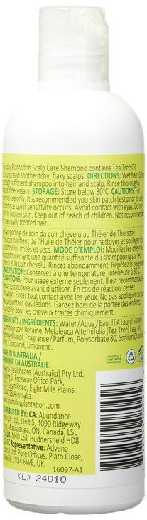 THURSDAY PLANTATION Tp Tea TreeScalp Care Shampoo 250 ML