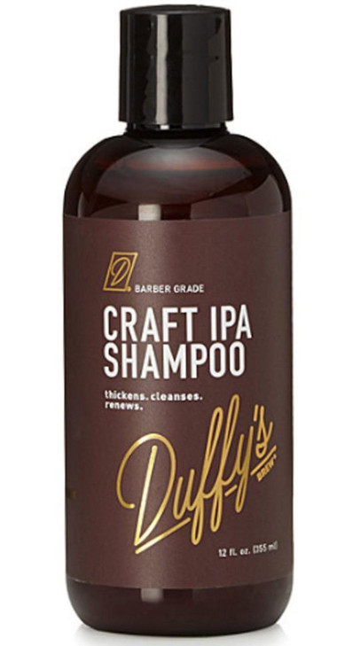 Duffys Brew Beer Shampoo 12 Ounce Hair Care Made with Premium IPA Craft Beer Hair Shampoo that Nourishes Thickens and is