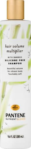 Pantene Nutrient Blends Bamboo Hair Volume Multiplier Silicone Free Shampoo For Fine Thin Hair 96 Fl oz 2583 Fl oz