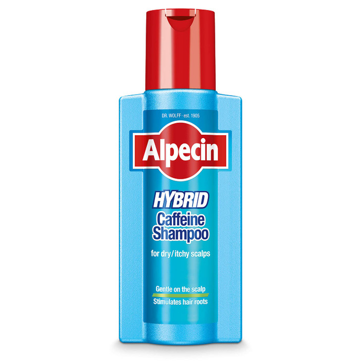 Alpecin Hybrid Caffeine Shampoo for Men with Dry Itchy Sensitive Scalps Moisturizes Thinning Hair Natural Hair Growth 84