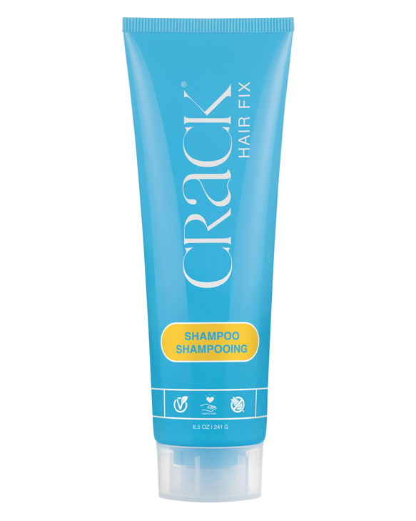 Crack HAIR FIX Shampoo with Twist Bottle Moisturizing Strengthening SulfateFree Formula Protects Against Dryness Reduces