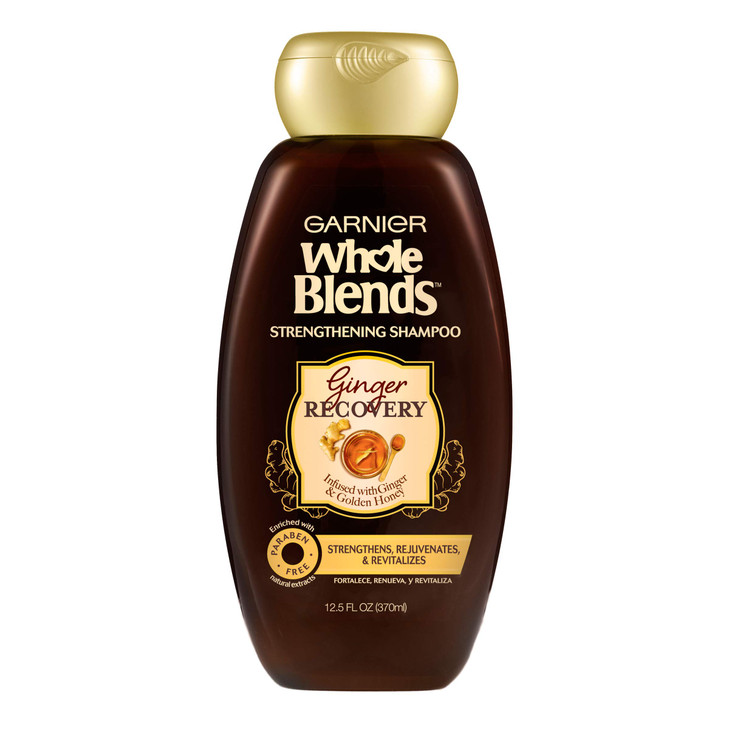 Garnier Hair Care Whole Blends Strengthening Ginger Recovery Shampoo 125 Fluid Ounce