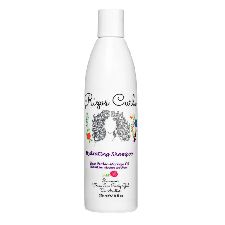 Rizos Curls Hydrating Shampoo Gently Cleanse Deeply Moisturizes Nourishes Scalp Soft Healthy Hair from Shea Butter Morin