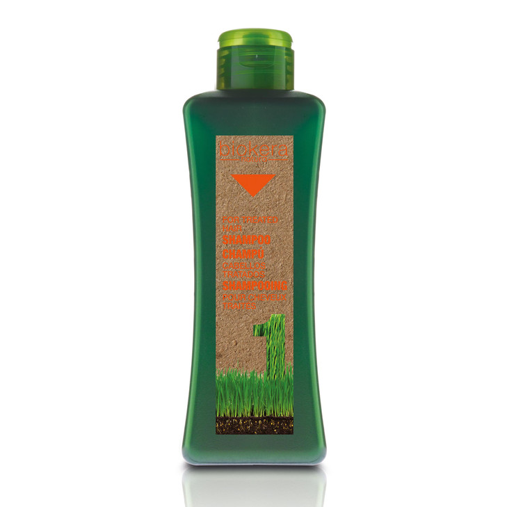 Salerm Biokera Natura Treated Hair Shampoo with Macadamia Oil and Red Berry Extract 108 Ounce