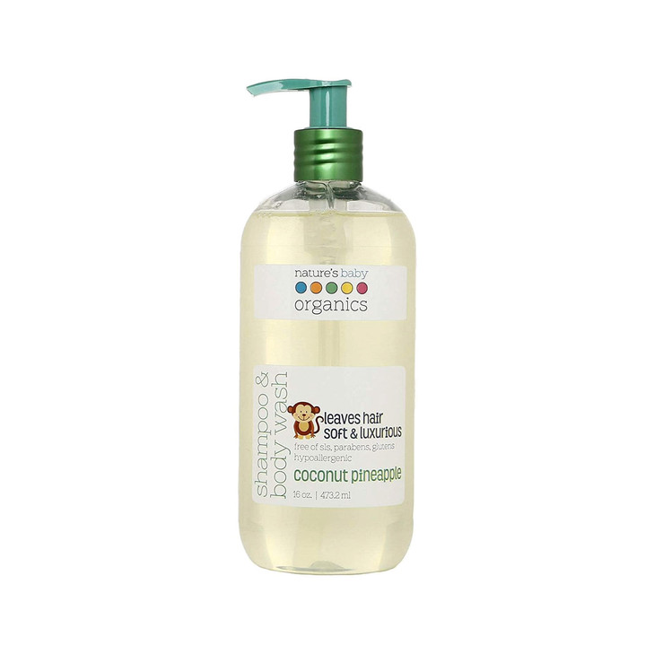 Natures Baby 3in1 Shampoo Body and Face Wash Formulated for Problem and Sensitive Skin pH Neutral Tear Free Sulfate Free