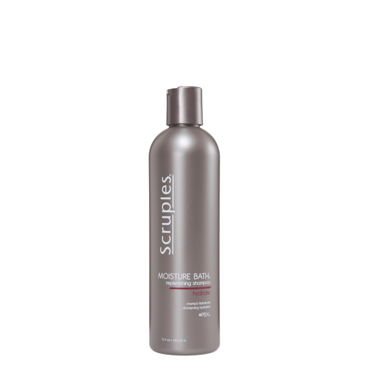Scruples Moisture Bath Hair Shampoo for Men Women Moisturizing Shampoo for Dry Brittle Coarse Hair Helps Restore Shine E