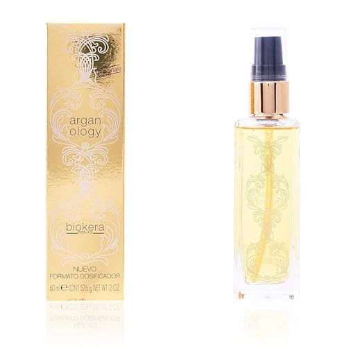 SALERM Argan Oil Hair Serum Biokera Arganology 60 ml for Very Dry and Damaged Hair Nutrition and Shine Revitalizes Hair