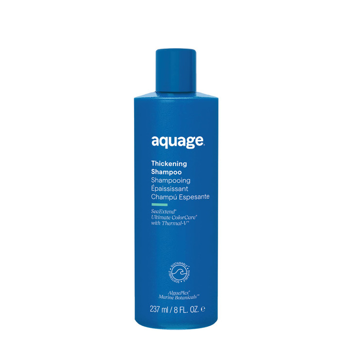 AQUAGE SeaExtend Thickening Shampoo ThermalV Technology Seals Heat Out Prevents Haircolor Fade and Thermal Styling Damag