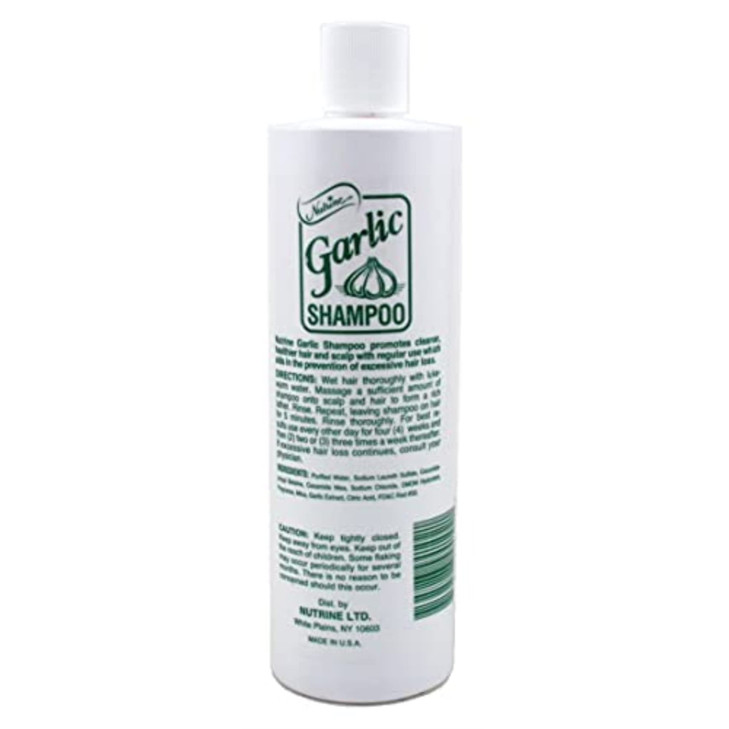 Nutrine Garlic Shampoo Unscented 16oz Pack of 2