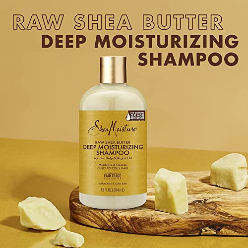 Shea Moisture Raw Shea Shampoo 13 Ounce 384ml 2 Pack
