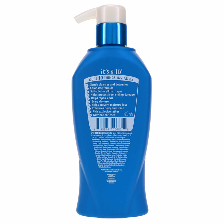 Potion 10 Miracle Repair Shampoo by Its A 10 for Unisex 10 oz Shampoo