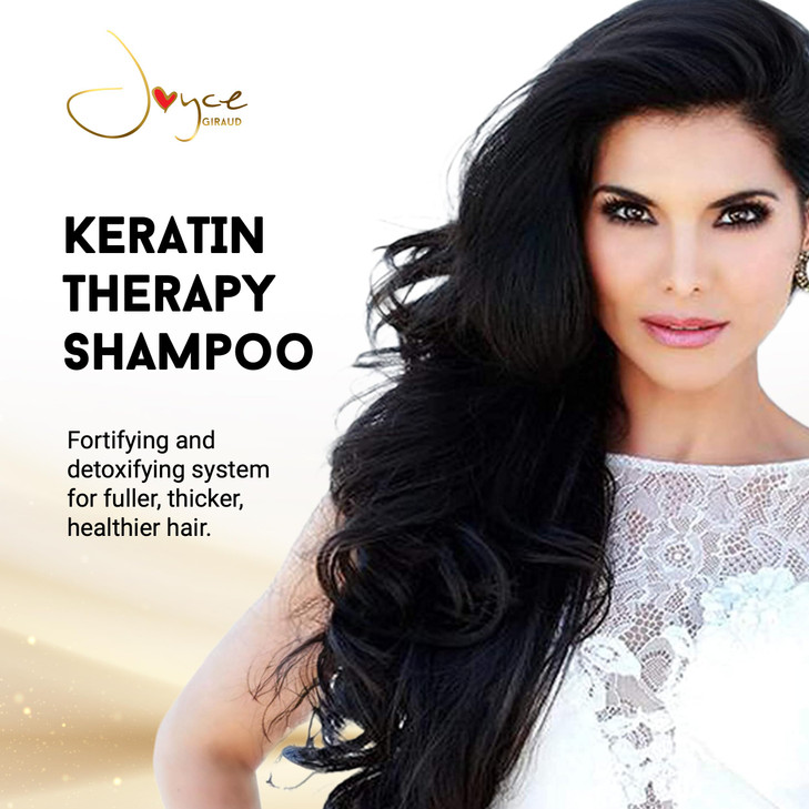 Miracle Elixir Collection Joyce Giraud Ultimate Hair Strength Keratin Therapy Shampoo with Cynatine Pure4 Oils 8 Fl Oz