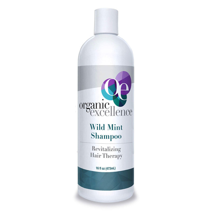 Organic Excellence Wild Mint Shampoo 16 oz