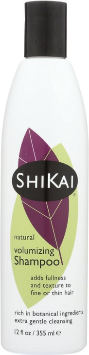Shikai Natural Volumizing Shampoo to Add Fullness Texture 12 Ounces Pack of 2