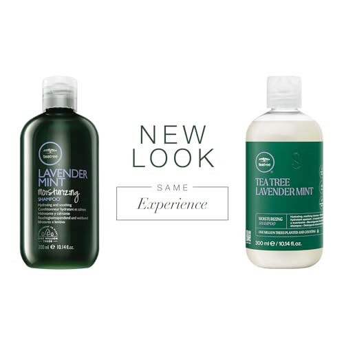 Tea Tree Lavender Mint Moisturizing Shampoo Hydrates Soothes For Coarse Dry Hair 1014 fl oz