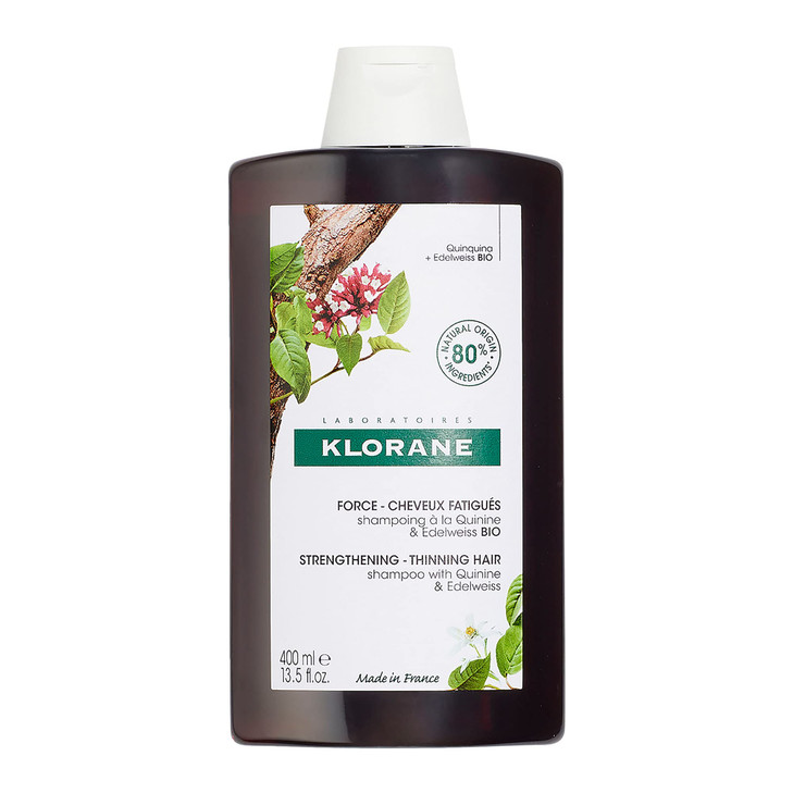 Klorane Strengthening Shampoo with Quinine DermatologistTested Natural Alternative Thickening Shampoo for Hair Thinning