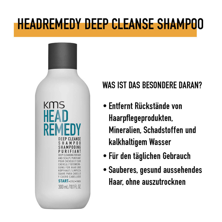 KMS HEADREMEDY Deep Cleanse Clarifying Shampoo 101 oz