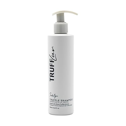 TruffLuv Indulge Collection Truffle Shampoo Infused with Black Truffle Extract Deep Clarifying Cleansing Shampoo Gently