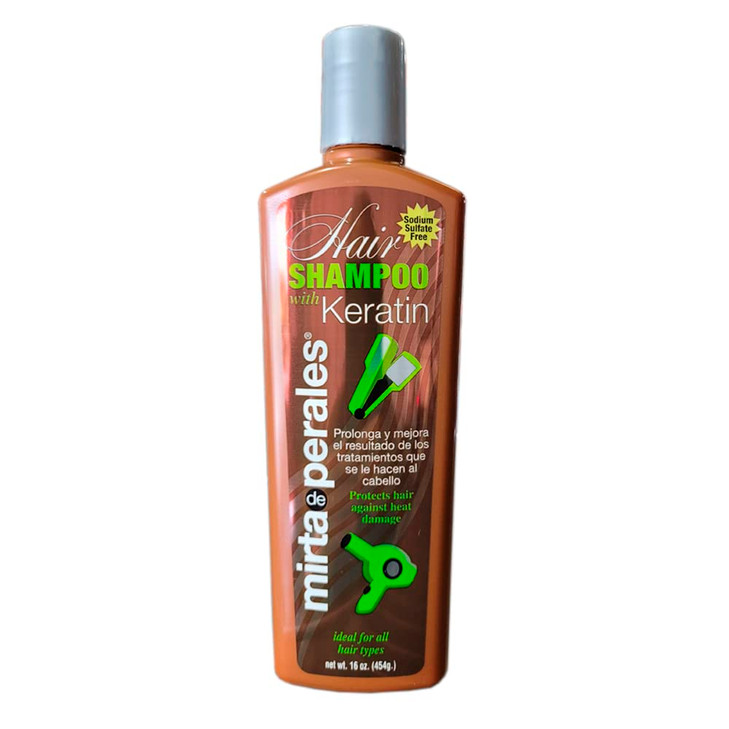 Mirta De Perales Hair Shampoo with Keratin 16 Oz 2PACK